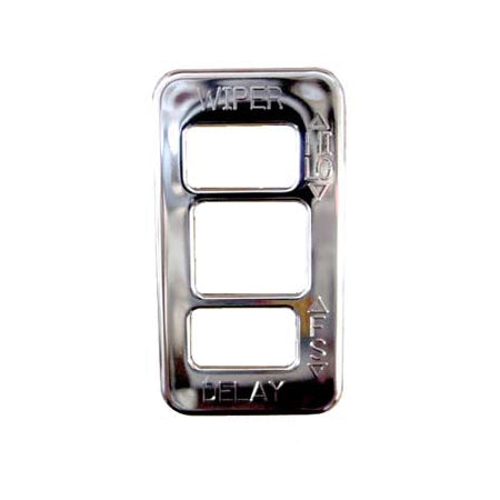 Freightliner Century/Columbia chrome plastic washer/wiper switch plate