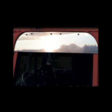 Freightliner Classic/FLD condo 5" stainless steel "chopped look" door trim for trucks with door mounted mirrors