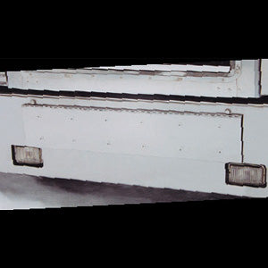 Peterbilt / Freightliner / Kenworth stainless steel 3 license plate holder/tow pin cover