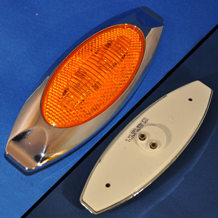 Amber 4 diode millennium-style LED marker/clearance light
