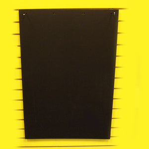 24" x 36" black poly rubber blend mudflap