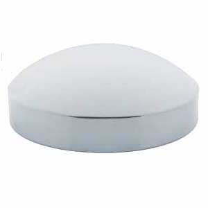 Chrome 8" diameter rear hubcap with 1.5" lip - dome