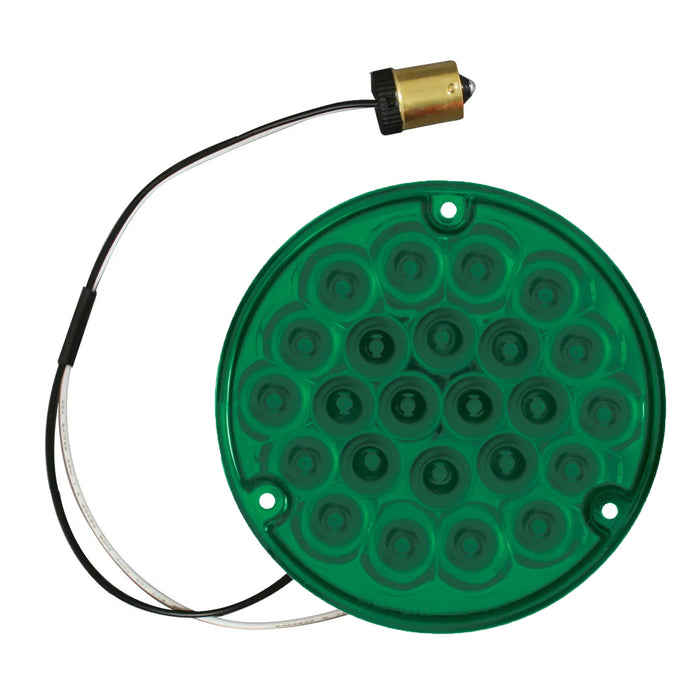Pearl 4" LED sleeper load light w/1156 plug - Green
