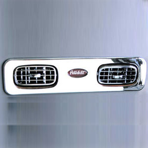 Peterbilt 386/389 chrome plastic passenger side vent trim