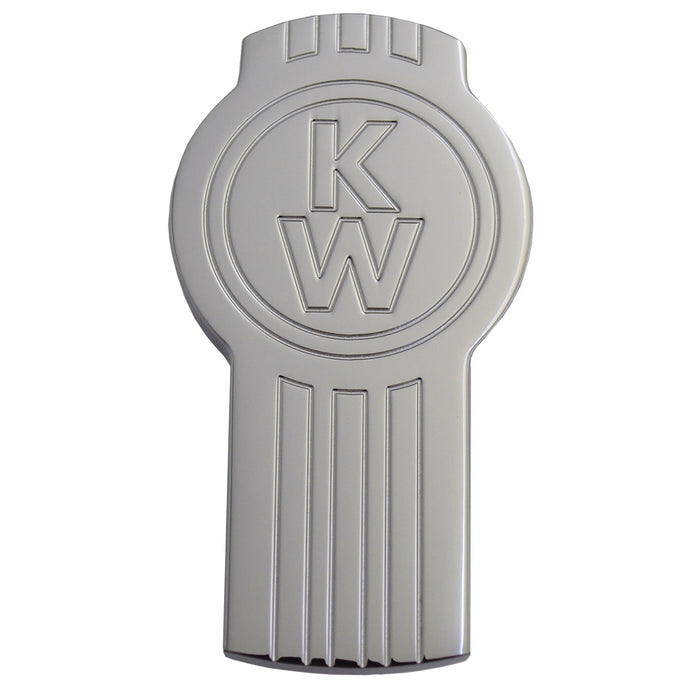 Kenworth logo chrome billet aluminum brake knob - SINGLE