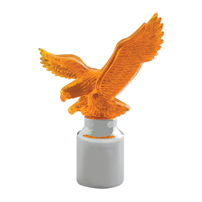 Amber plastic eagle bumper guide topper - PAIR