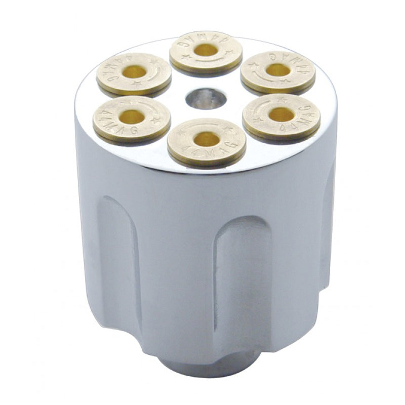 Chrome gun barrel tractor/trailer air brake valve knob