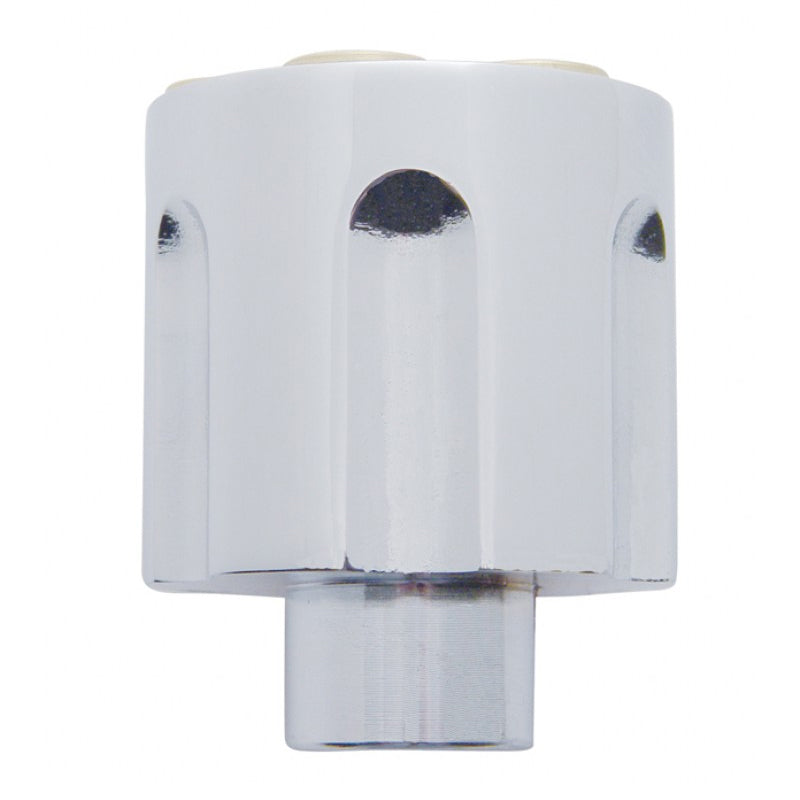 Chrome gun barrel tractor/trailer air brake valve knob