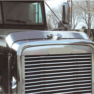Freightliner Classic stainless steel bug deflector