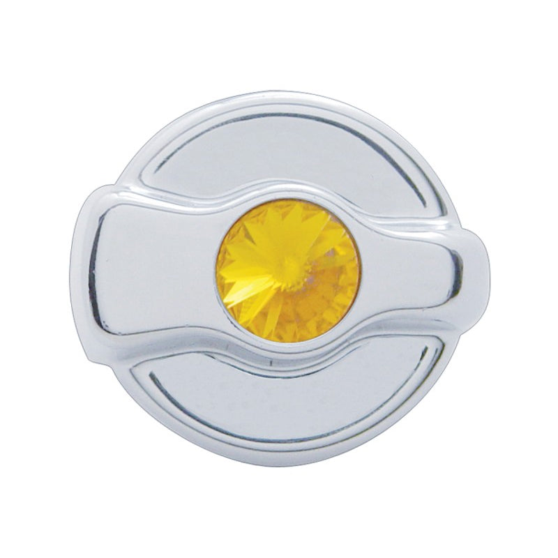 Peterbilt -2005 chrome plastic air conditioner/heater knob w/jewel