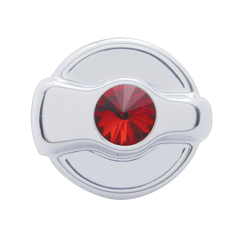 Peterbilt -2005 chrome plastic air conditioner/heater knob w/jewel