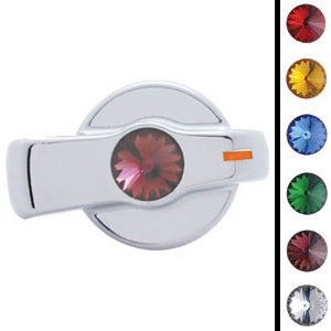 Freightliner Century 2002-2010 chrome plastic air conditioner/heater knob with jewel - SINGLE