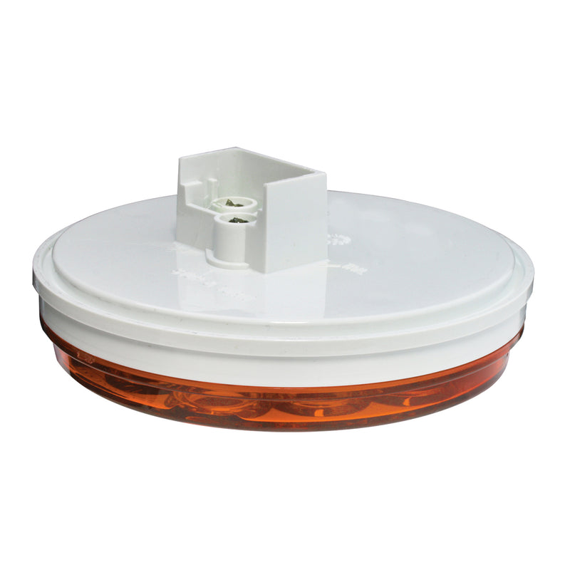 "Fleet" Amber 4" round 18 diode LED turn signal light
