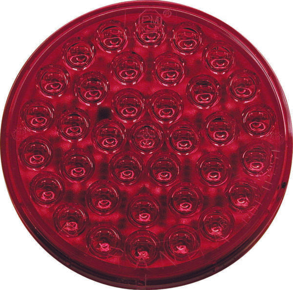 Piranha Red 4" round 36 diode LED stop/turn/tail light