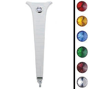 Freightliner Century/Columbia chrome plastic center dash column w/jewel