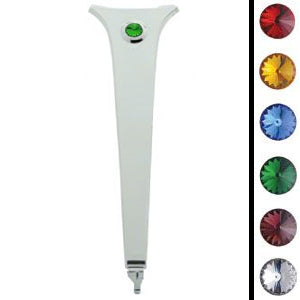 Freightliner Century/Columbia chrome plastic center dash column w/jewel