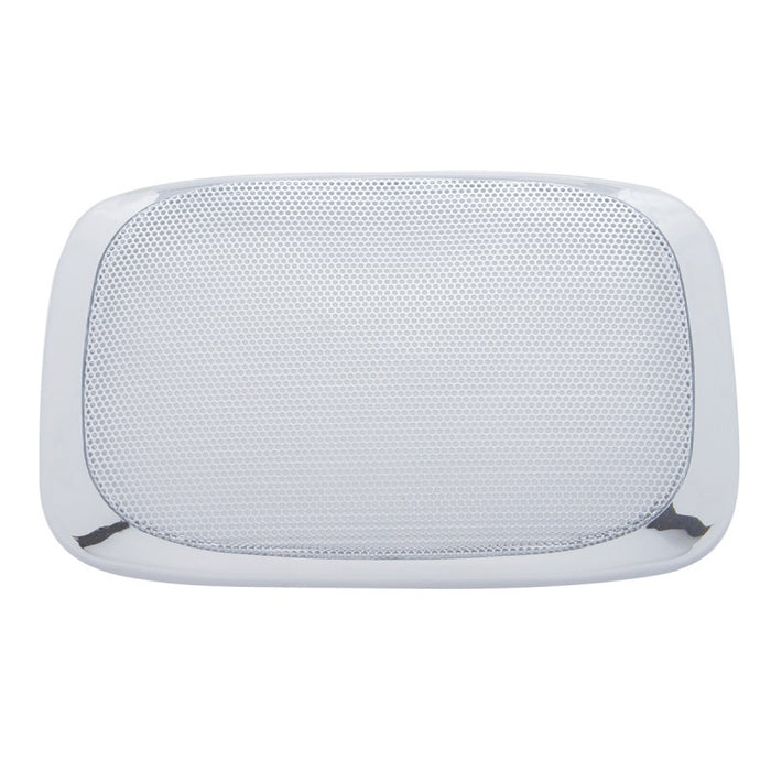 Peterbilt 386/389 chrome plastic rectangular speaker cover