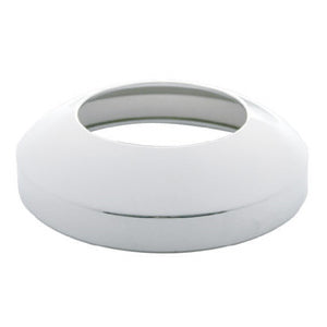 Chrome 8" diameter rear hubcap with 1" lip - hubdometer