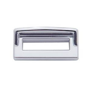 Peterbilt -2000 chrome plastic switch label cover w/visor - 6/PACK
