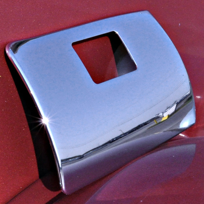 Peterbilt 386/389 chrome plastic glove box trim