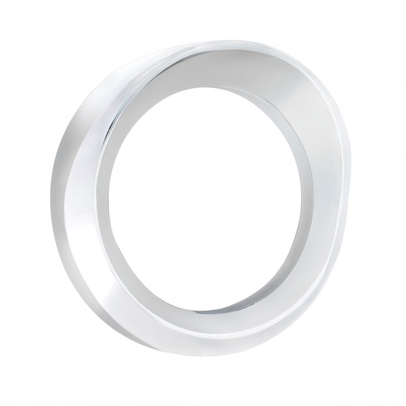 Kenworth -2005 chrome plastic speedometer/tachometer gauge bezel w/visor