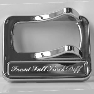 Rockwood Peterbilt 2001+ chrome plastic switch guard