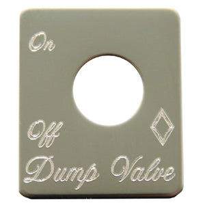 Rockwood Peterbilt stainless steel switch plate