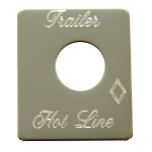 Rockwood Peterbilt stainless steel switch plate