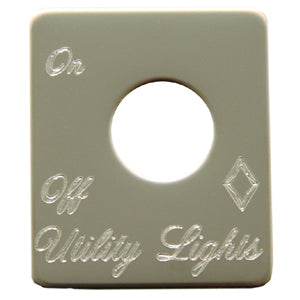 Rockwood Peterbilt stainless steel switch plate