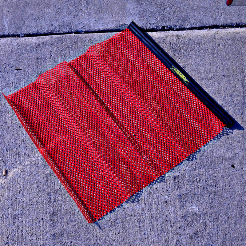 18" red oversize load replacement flag for quickmount system