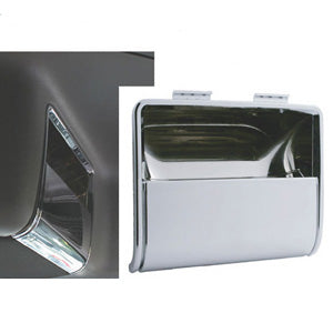 Freightliner Century chrome plastic upper storage - passenger side