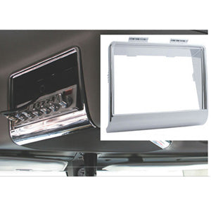 Freightliner Century chrome plastic upper storage - driver side