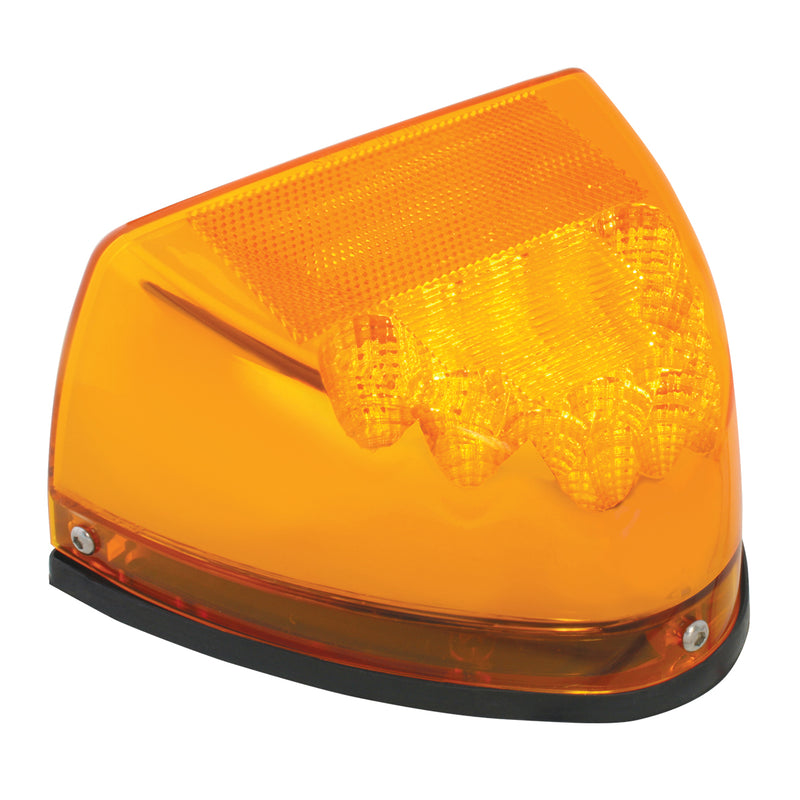 Spyder Amber LED turn signal for dual rectangular headlight