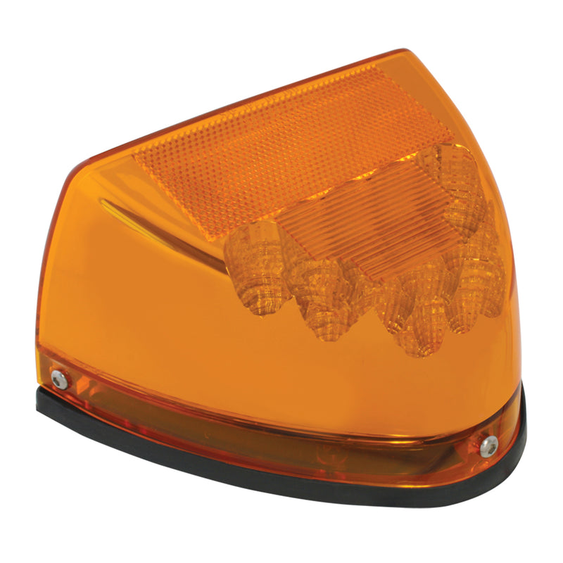 Spyder Amber LED turn signal for dual rectangular headlight