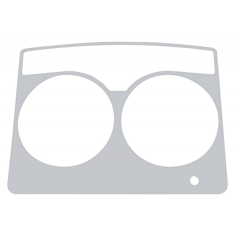 Kenworth W900/T660 stainless steel speedometer/tachometer gauge trim