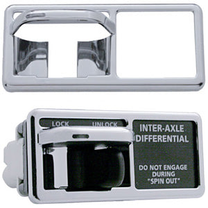 Freightliner Century/Columbia -2001 chrome plastic toggle switch cover - 3/PACK