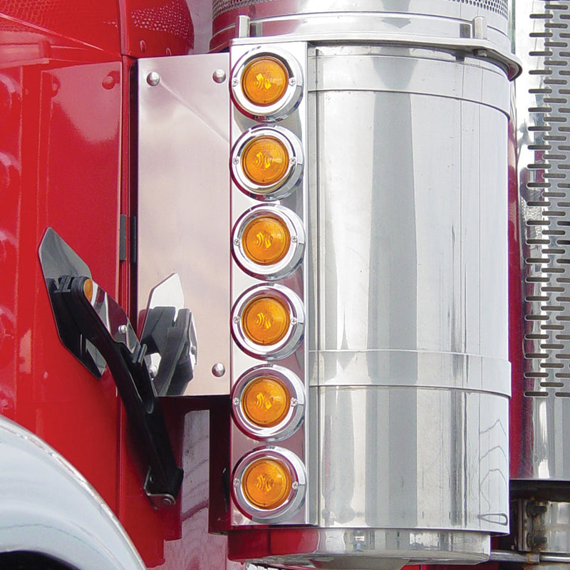 Freightliner Classic Donaldson front air cleaner brackets w/12 round 2" holes