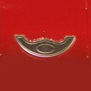 Woody's Peterbilt 386/389 stainless steel gauge emblem