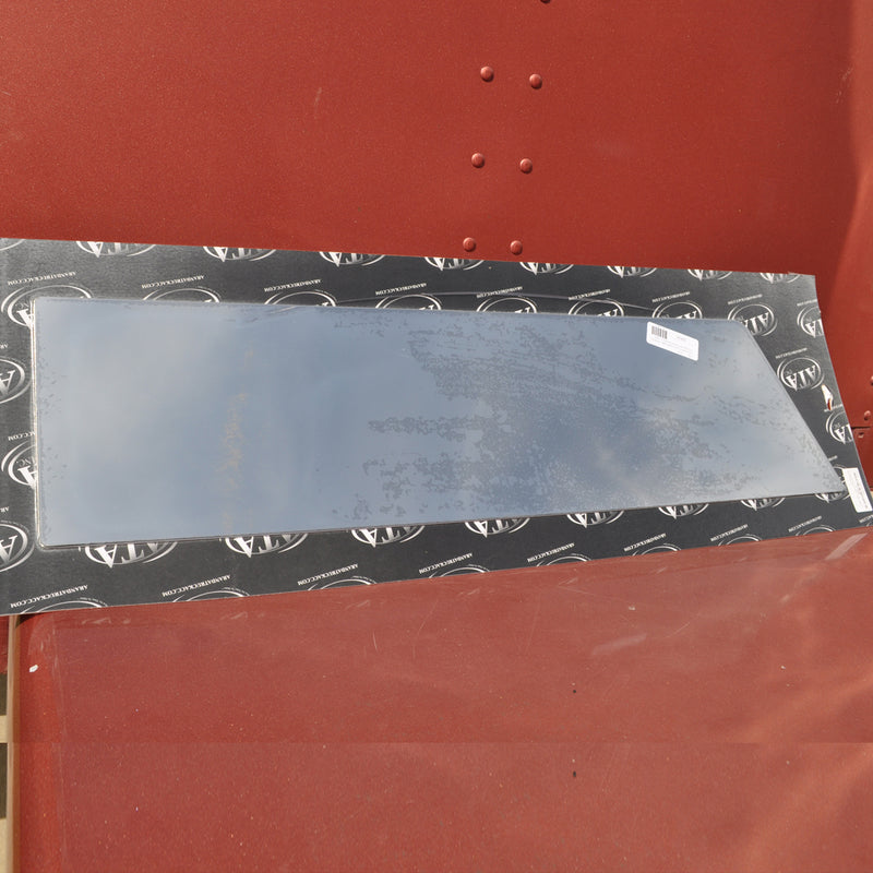 International Prostar stainless steel 8" chopped look trim - PAIR, for trucks with sealed vent window