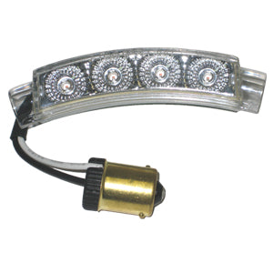 Spyder amber LED turn signal for Peterbilt 7" headlight - CLEAR lens