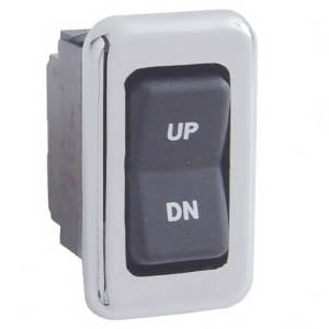 International chrome plastic window rocker switch trim - 3 pieces