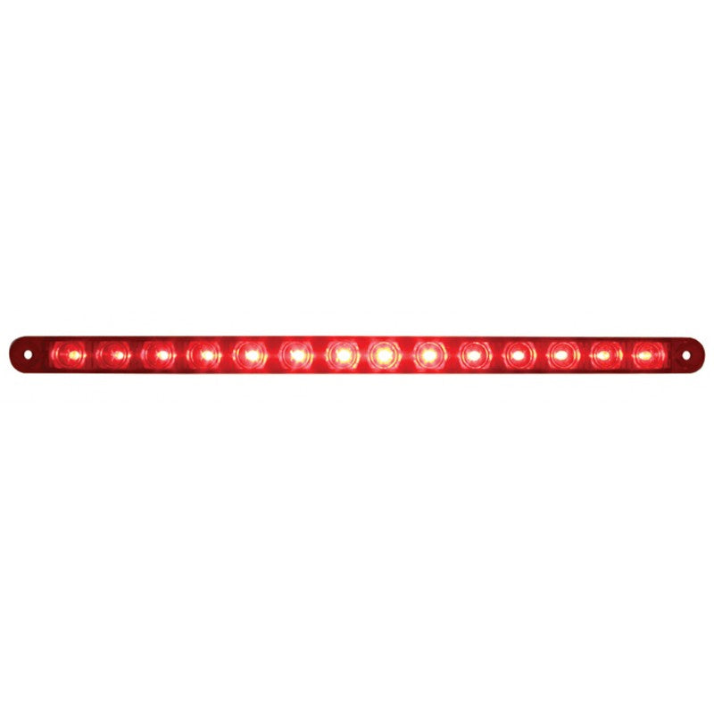 Red thin 12" long LED stop/turn/tail light bar