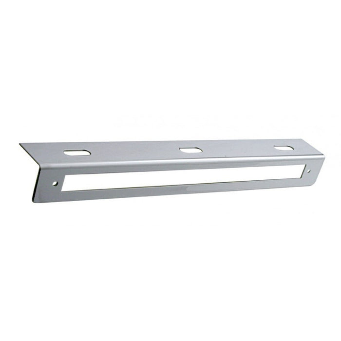 Stainless steel light bracket w/cutout for 12" long light bar