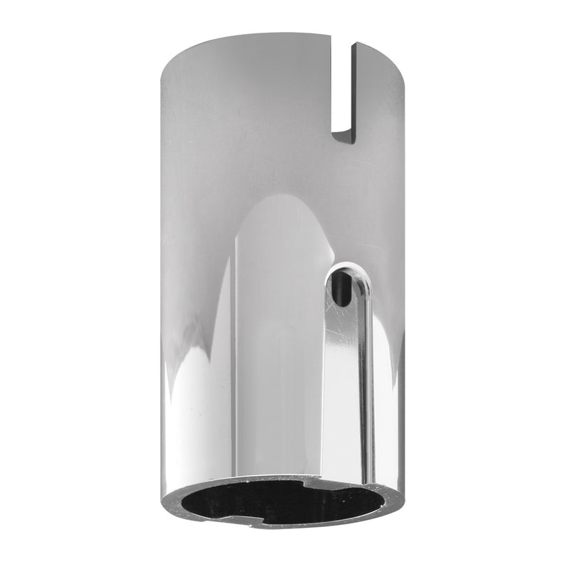 Chrome plastic lower gear shift skirt with flat bottom