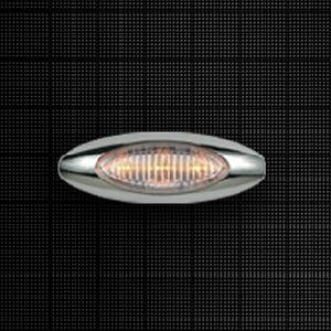 Panelite M5 Amber 3 diode LED marker light - CLEAR lens