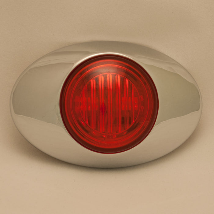 M3 Generation Red 2 diode LED mini-oval marker light