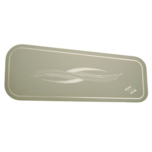 Rockwood Peterbilt 386/389 stainless steel above glove box dash trim