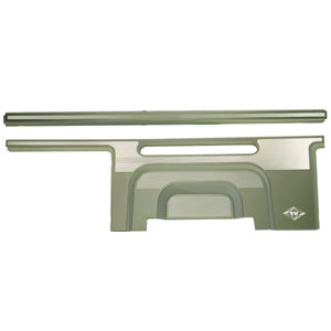 Rockwood Peterbilt 386/389 2006-2021 stainless steel center dash trim - 4 pieces