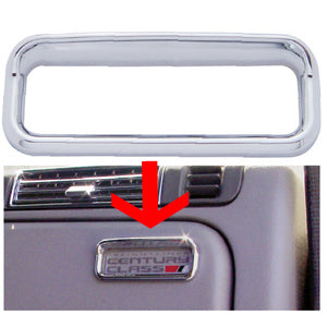 Freightliner Century chrome plastic small interior emblem bezel