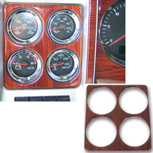 Kenworth T660/W900 plastic wood look left gauge panel trim